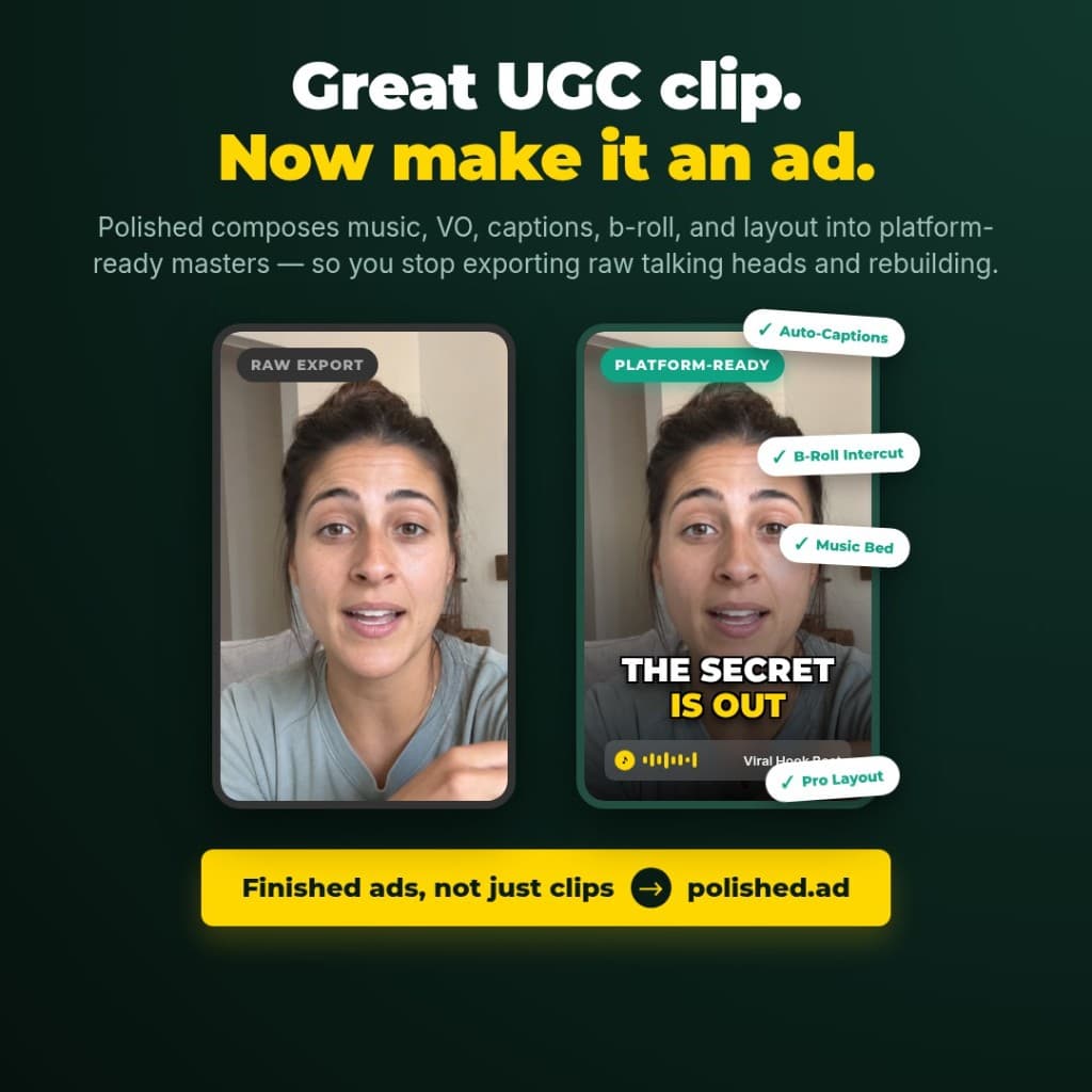 Aperçu visuel de Polished vs Arcads
